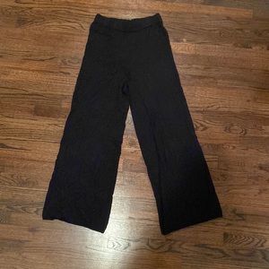 Black soft lounge pants